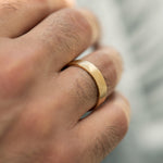 Golden-Wedding-Band-with-Linear-Mountains-ARTEMER
