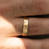 Golden-Wedding-Band-with-Linear-Mountains-SOLID-GOLD-18K