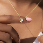Half-Moon-Diamond-and-Gold-Necklace-The-Moon-Beam-top-shot