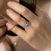 Half-Moon-Sapphire-Engagement-Ring-with-Baguette-Cut-Diamond-sparking