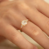 Icy-Rose-Cut-Diamond-Ring-Snowflake-Engagement-Ring-side-shot