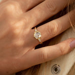 Icy-Rose-Cut-Diamond-Ring-Snowflake-Engagement-Ring-top-shot