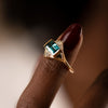 Indicolite-Tourmaline-Engagement-Ring-with-Baguette-Diamond-Pyramids-OOAK-SIDE-SHOT