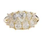 Interlaced Pear Diamond Engagement Ring – ARTEMER