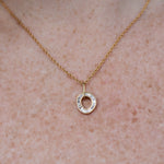 Light-Pink-Diamond-Necklace-Baguette-Sphere-Pendant-shiny-top-shot