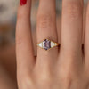 Lilac-Engagement-Ring-with-an-Elongated-Hexagon-Spinel-and-Baguette-Diamonds-artemer