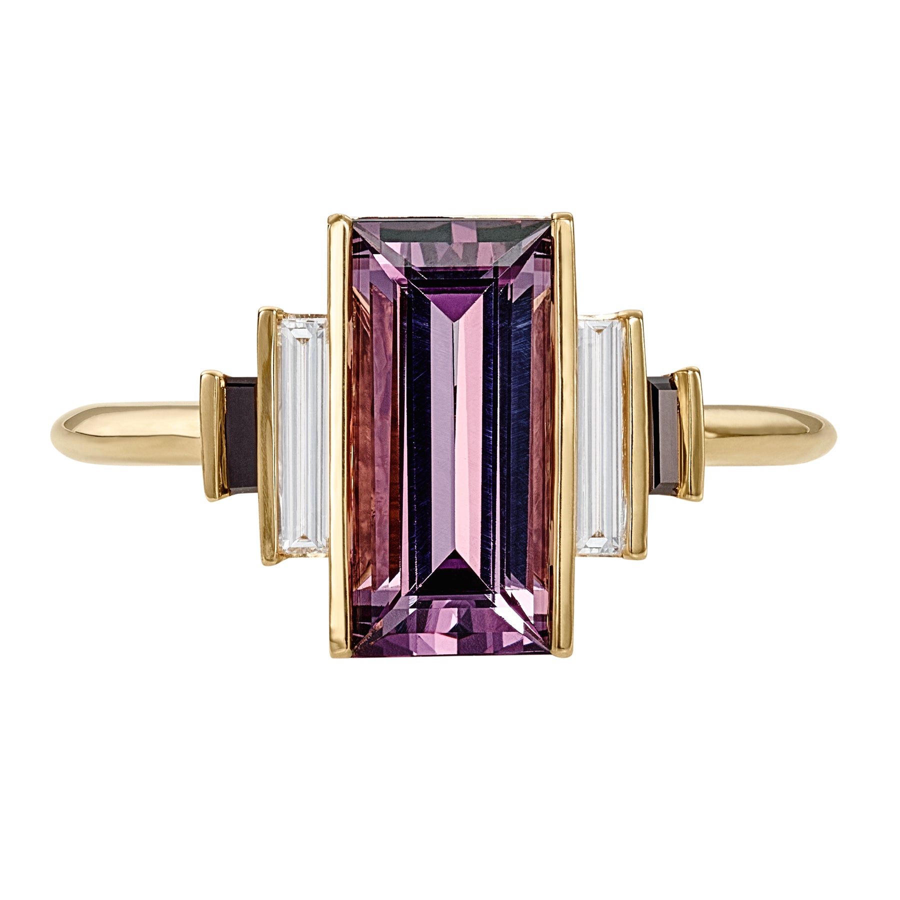 Lyra-OOAK-Purple-Spinel-_-Baguette-Diamond-Engagement-Ring-CLOSEUP