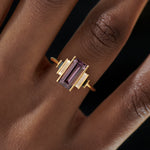 Lyra-OOAK-Purple-Spinel-_-Baguette-Diamond-Engagement-Ring-top-shot