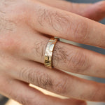Men_s-Engraved-Golden-Sun-Pattern-Wedding-Band-side-shot