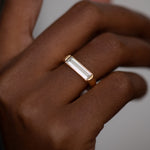 Minimalist-Solitair-Engagement-Ring-with-a-Baguette-Cut-Diamond-OOAK-sparking