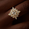 Mirrored-Marquise-Cluster-Engagement-Ring-with-a-1ct-Hexagon-Diamond-Centerpiece-TOP-SHOT