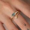 Mod-Teal-Sapphire-and-Tapered-Baguette-diamond-Engagement-Ring-OOAK-artemer