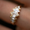 Mountain-Lake-Engagement-Ring-with-Hexagon-Cut-Diamonds-and-a-Golden-Bezel-top-shot