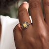 OOAK-Color-Changing-Garnet-Engagement-Ring-with-Fancy-Yellow-Diamond-top-shot