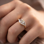 Trillion Diamond Ring - Simple Engagement Ring – ARTEMER