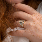 Ombre-Engagement-Ring-with-Baguette-Cut-Diamonds-OOAK-freckles