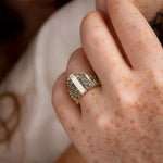 Ombre-Engagement-Ring-with-Baguette-Cut-Diamonds-OOAK-side-shot