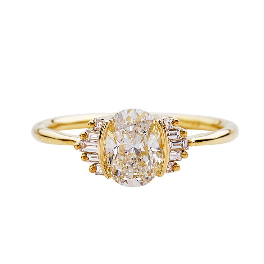 Art Deco Diamond Cluster Ring 0.75ct Platinum | Philip Lloyd Jewellers