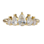 Pear-Diamond-Engagement-Ring-with-Five-Gradient-Diamonds-closeup