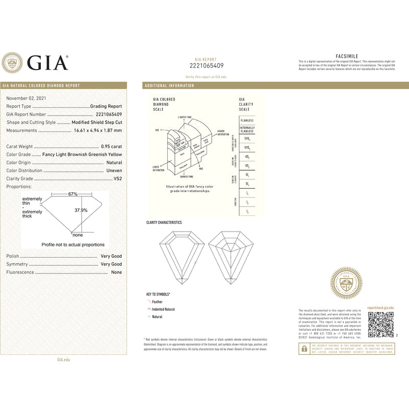    Pendula-Shield-Cut-Fancy-Diamond-Statement-Ring-OOAK-GIA