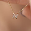 Personalised-Initial-Necklace-with-Baguette-Diamonds-freckles-N-CLOSEUP
