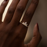 Petal-Wedding-Band-with-Marquise-Cut-Diamonds-sparking-diamond-ring