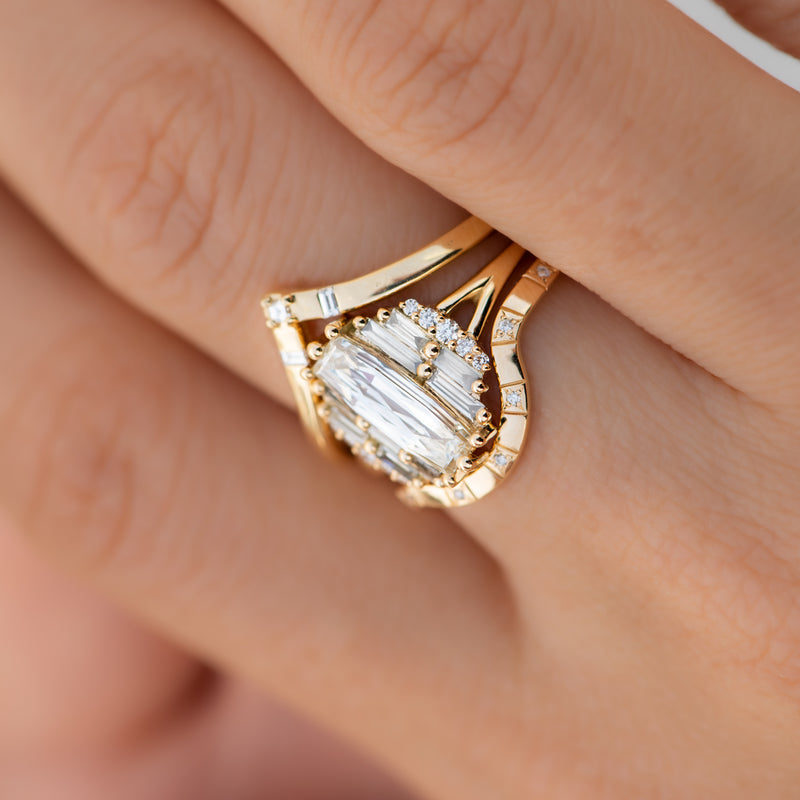 Rectangular-Rose-Cut-Diamond-Engagement-Ring-with-Grey-Baguette-Diamonds-in-set