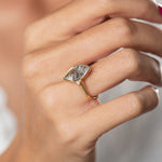 Salt-and-Pepper-Engagement-Ring-with-a-3-Carat-Marquise-Diamond-OOAK-side-shot