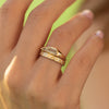 Sliced-Diamond-Solitaire-Ring-with-a-Minimal-Golden-Bezel-OOAK-in-set