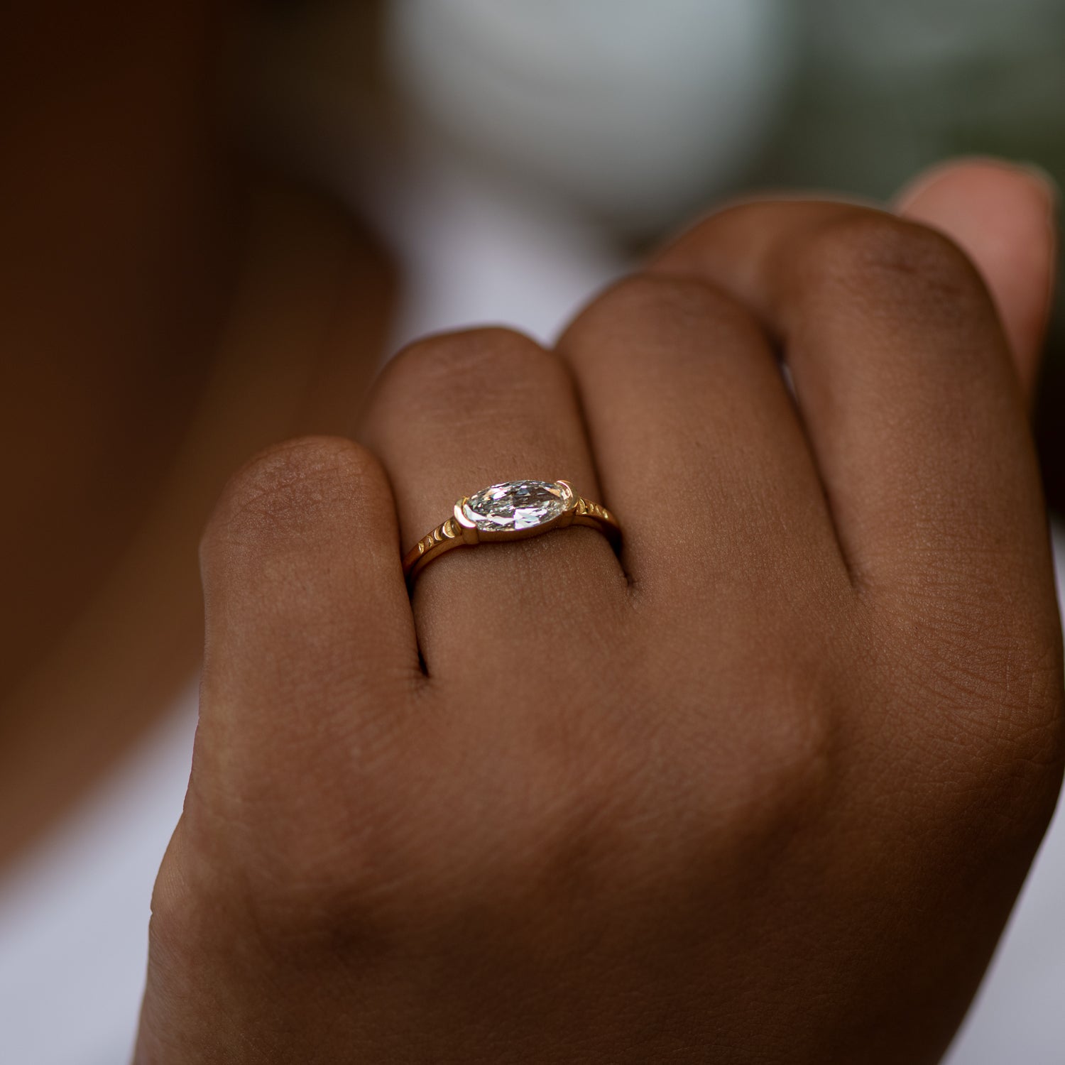 Luminesce Diamond 1 Carat Oval Dress Ring in 9ct Yellow Gold – Luminesce  Diamonds