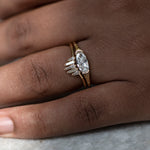 Solitaire-Oval-Diamond-Engagement-Ring-Elongated-Oval-Diamond-Ring-OOAK-side-shot-moment-in-set
