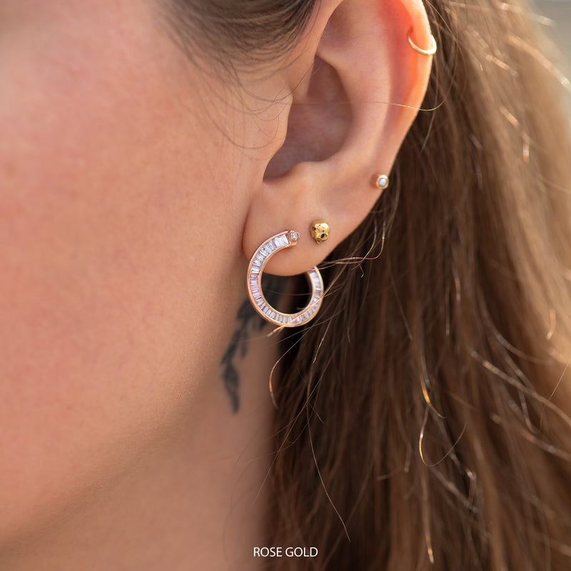 Spiral-Hoop-Earrings-with-Tapered-Baguette-Diamonds-rose-gold