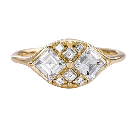 Modern Willowbank Eight Diamond Dress Rings - MW Diamond Jeweller