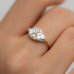 Step-Cut-Engagement-Ring-with-Eight-Square-Diamonds-gold