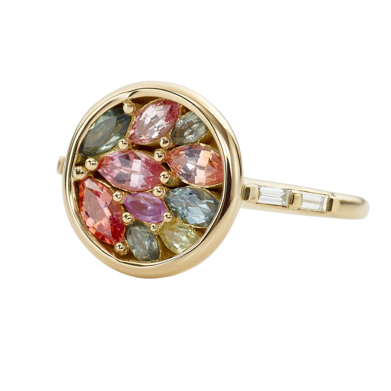 Summertime-Ring-with-Colorful-Sapphire-Petals-side-closeup