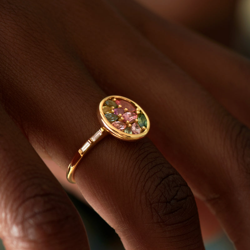      Summertime-Ring-with-Colorful-Sapphire-Petals-side-shot