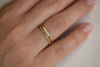 Tapered Baguette Diamond Ring - OOAK in Set on Hand 
