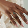 Teal-Sapphire-Engagement-Ring-One-Carat-side-shot