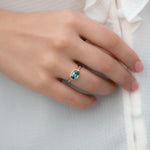 Teal-Sapphire-Engagement-Ring-with-Delicate-Diamond-Detailing-OOAK-yop-shot