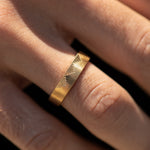       The-Mountain-Climbers-Gold-Wedding-Band-solid-gold-18k