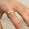 The-Unique-and-Geometric-Couple-A-Set-of-Golden-Wedding-Bands-side-shot