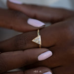 Trillion-Diamond-Ring-Simple-Engagement-Ring-top-shot