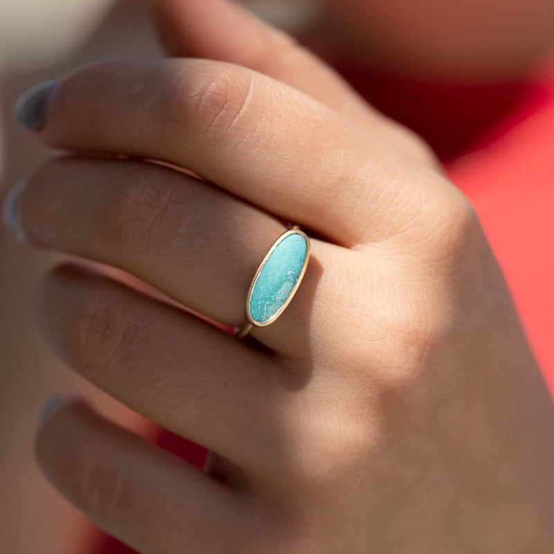 Turquoise-Gold-Band-on-finger