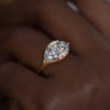 Two-Pepper-Engagement-Ring-with-a-Cluster-of-Brilliant-Cut-Diamonds-OOAK-side-shot
