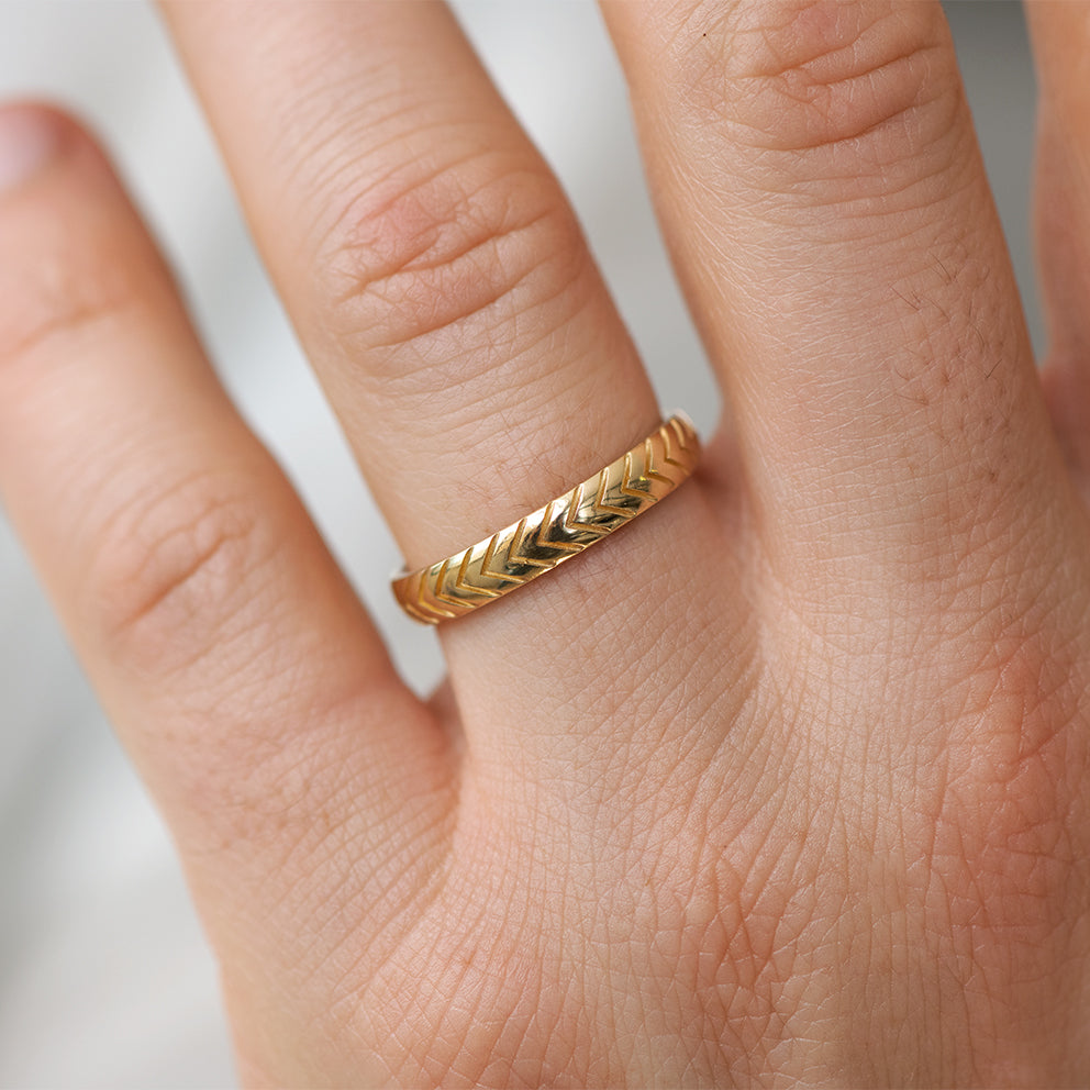 Lito: Custom Fingerprint Wedding Ring | Ken & Dana Design