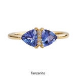 Vintage-Style-Engagement-Ring-with-Trillions-and-Brilliant-Diamonds-closeup-tanzanite