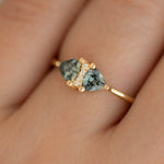 Vintage-Style-Engagement-Ring-with-Trillions-and-Brilliant-Diamonds-side-shot