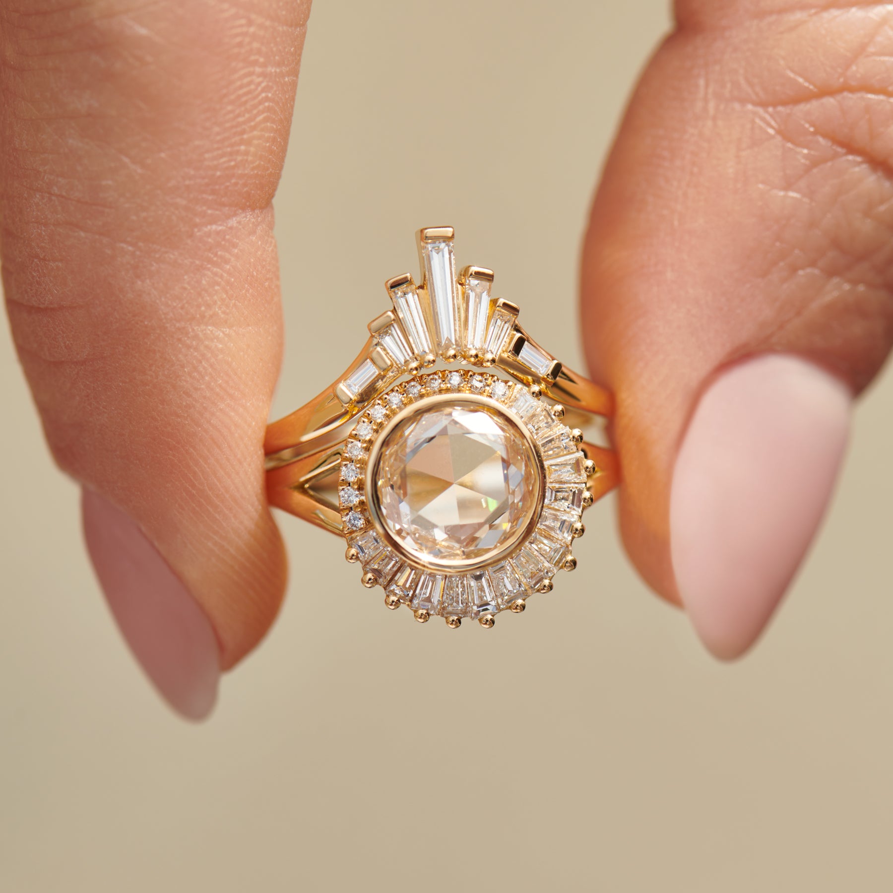 Rise OOAK Modified Brilliant Diamond Engagement Ring – ARTEMER