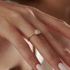 White-Ladybug-Triangle-Marquise-_-Brilliant-Diamond-Engagement-Ring-side-shot-on-finger