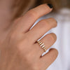 Spaced Needle Baguette Diamond Ring1